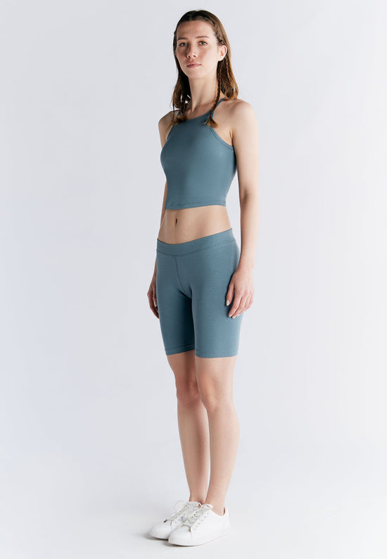 Leela Cotton 1417-066 | Radlerhose - Gobelin Blau 50% Rabatt für begrenzte Zeit