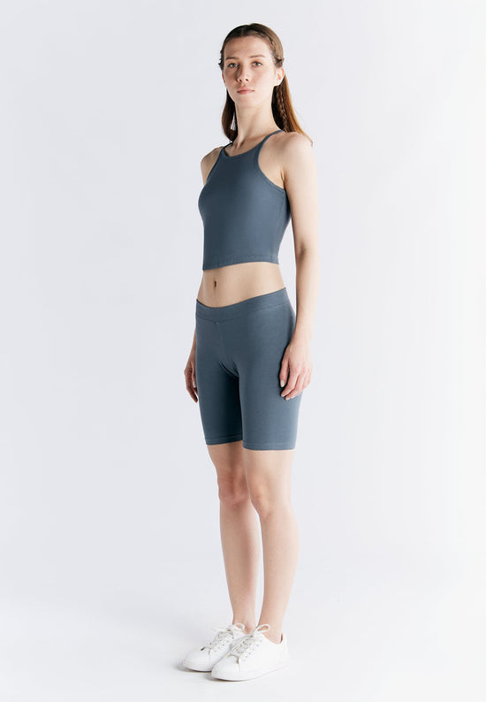 Leela Cotton 1417-068 | Radlerhose - Dunklerschiefer 2025