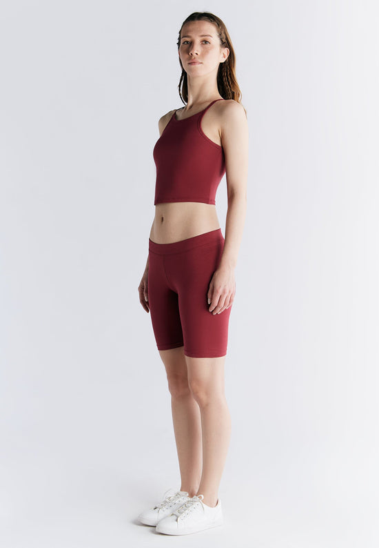 Leela Cotton 1417-069 | Radlerhose - Rosarot Online