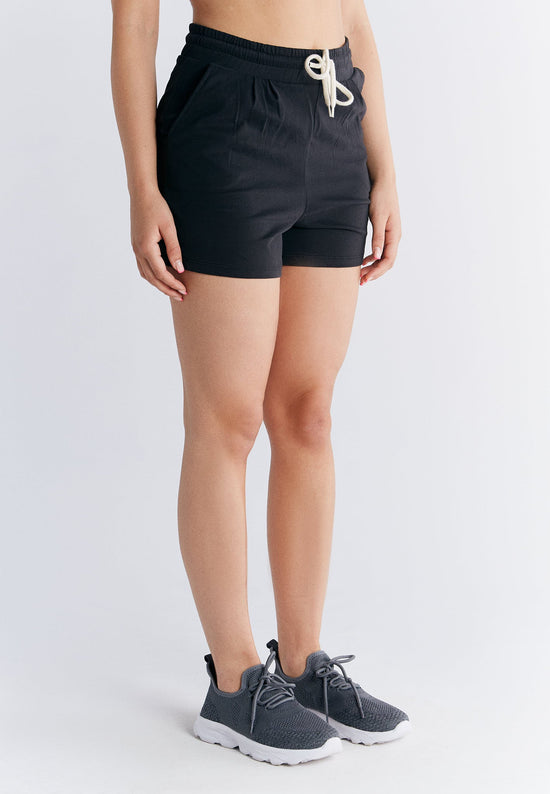Leela Cotton 1440-021 | Pyjama-Shorts - Schwarz Outlet