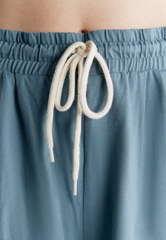 Leela Cotton 1440-066 | Pyjama-Shorts - Gobelin Blau Auslauf