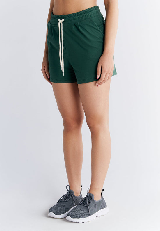 Leela Cotton 1440-067 | Pyjama-Shorts - Tannennadel Verkauf