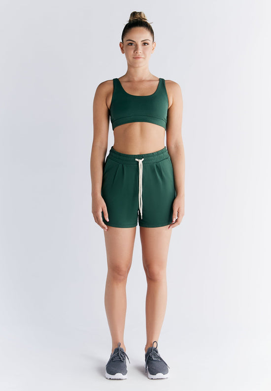Leela Cotton 1440-067 | Pyjama-Shorts - Tannennadel Verkauf