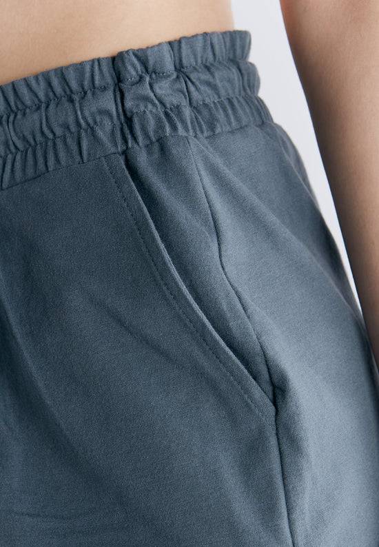 Leela Cotton 1440-068 | Pyjama-Shorts - Dunklerschiefer Großer Ausverkauf