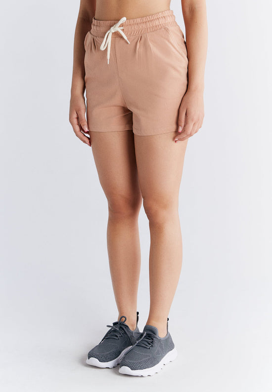 Leela Cotton 1440-070 | Pyjama-Shorts - Café Crema Begrenztes Angebot