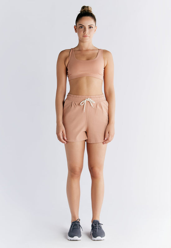 Leela Cotton 1440-070 | Pyjama-Shorts - Café Crema Begrenztes Angebot