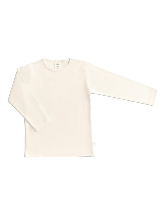Leela Cotton 2060 | Baby Basic Langarmshirt - Natur Kostenlose Rückgabe