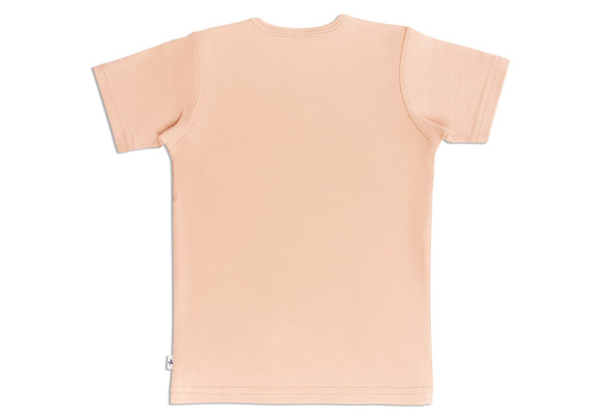 Leela Cotton 2010 CC | Basic Kurzarmshirt - Café Crema Bis zu 65% Rabatt