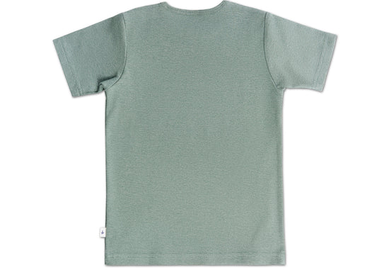 Leela Cotton 2010 TS | Basic Kurzarmshirt - Tannennadel/Salbei Nur für heute