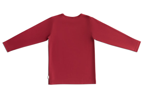 Leela Cotton 2060 RR | Baby Basic Langarmshirt - Rosarot Fabrikladen
