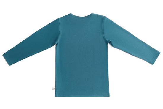 Leela Cotton 2060 TN | Baby Basic Langarmshirt - Tanne Begrenzt auf 3 Tage