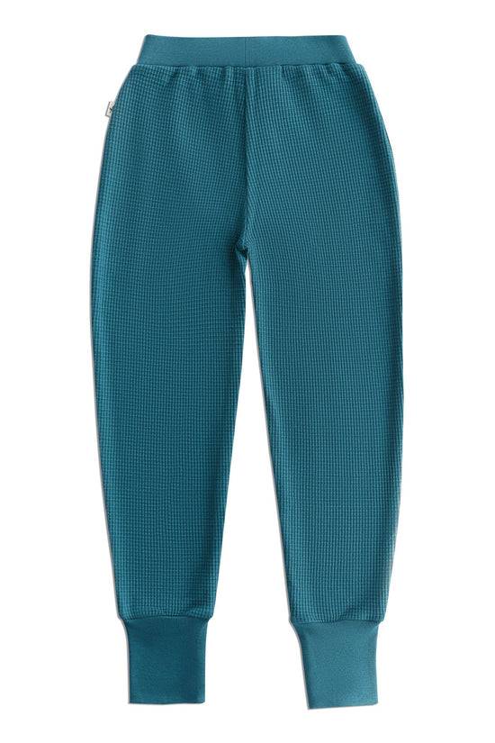 Leela Cotton 2879 TN | Waffel Strick Kinderhose - Tanne Online