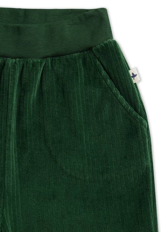 Leela Cotton 2172 TL | Kinder Cordhose schmaler Bund - Tannennadel im Angebot