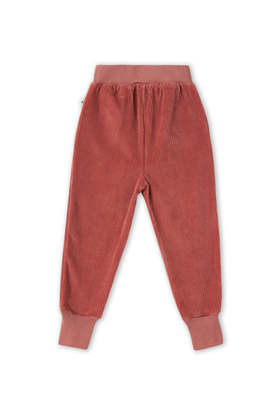 Leela Cotton 2172 WR | Kinder Cordhose schmaler Bund - Dunkel Mauve Schlussverkauf
