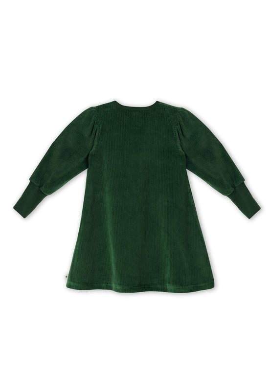 Leela Cotton 2624 TL | Cordkleid - Tannennadel Günstiger Verkauf