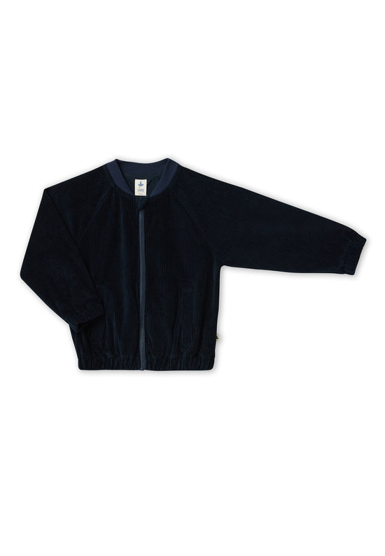 Leela Cotton 2696 AB | Cord Baseballjacke- Nachtblau Rabatt