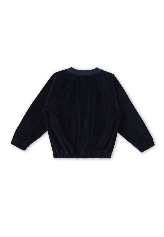 Leela Cotton 2696 AB | Cord Baseballjacke- Nachtblau Rabatt