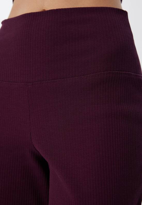Leela Cotton 4071-028 | Ripp Hose - Aubergine Günstig kaufen