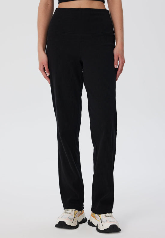 Leela Cotton 4071-021 | Ripp Hose - Schwarz Versandkostenfrei