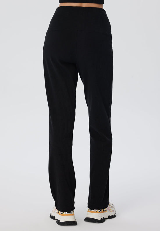 Leela Cotton 4071-021 | Ripp Hose - Schwarz Versandkostenfrei