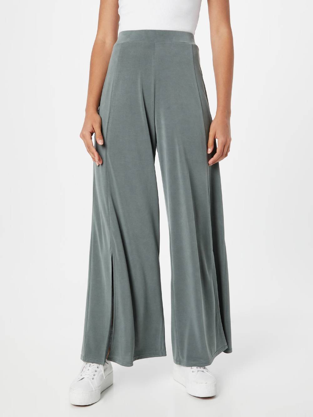 ABOUT YOU Regular Pants 'Caro' in Green Neueste Mode