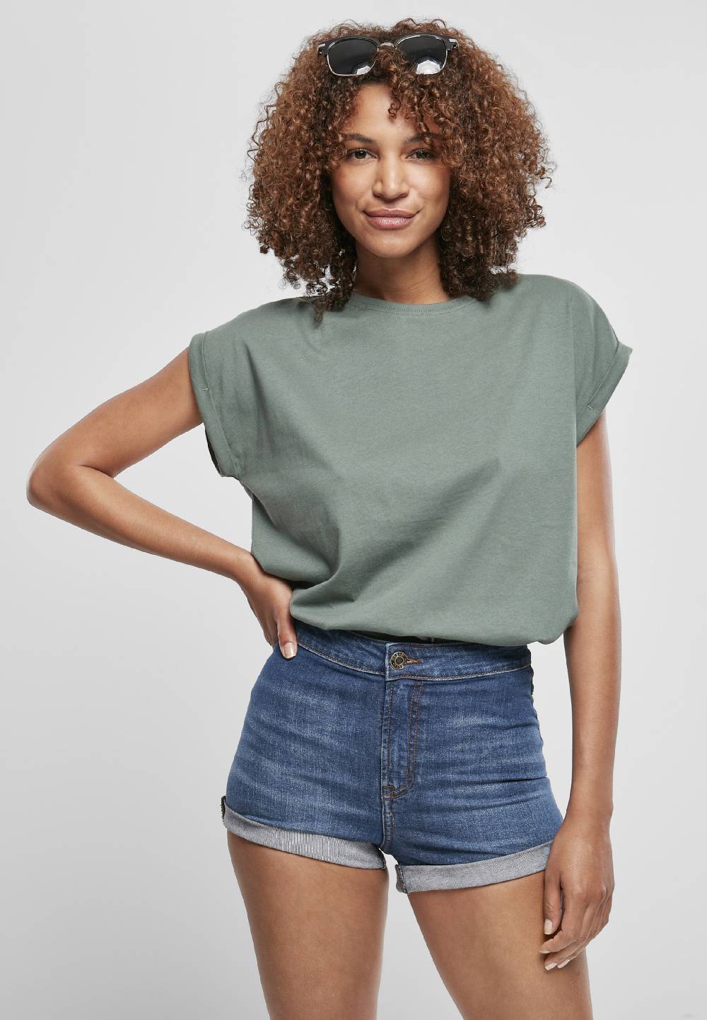 Urban Classics Shirt in Emerald Wochenangebot