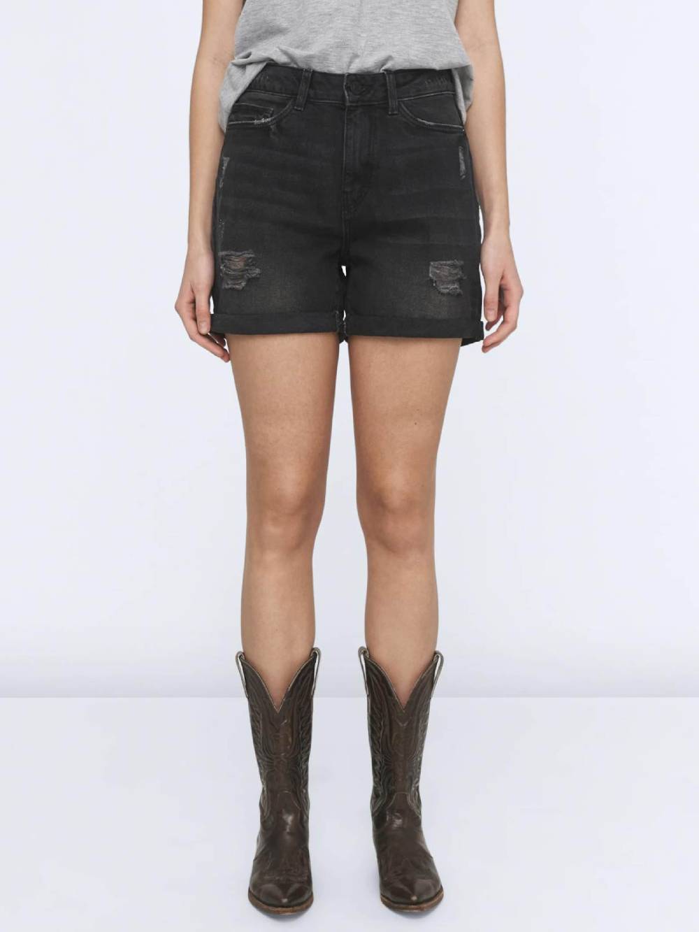 Noisy may Regular Jeans 'Smiley' in Black Denim Zeitbegrenzte Promotion