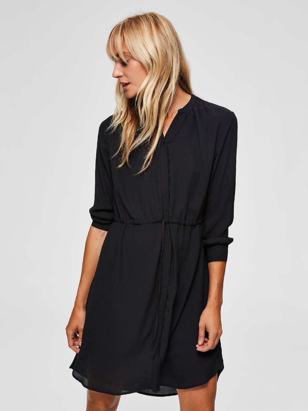SELECTED FEMME Shirt Dress 'Damina' in Black zollfrei