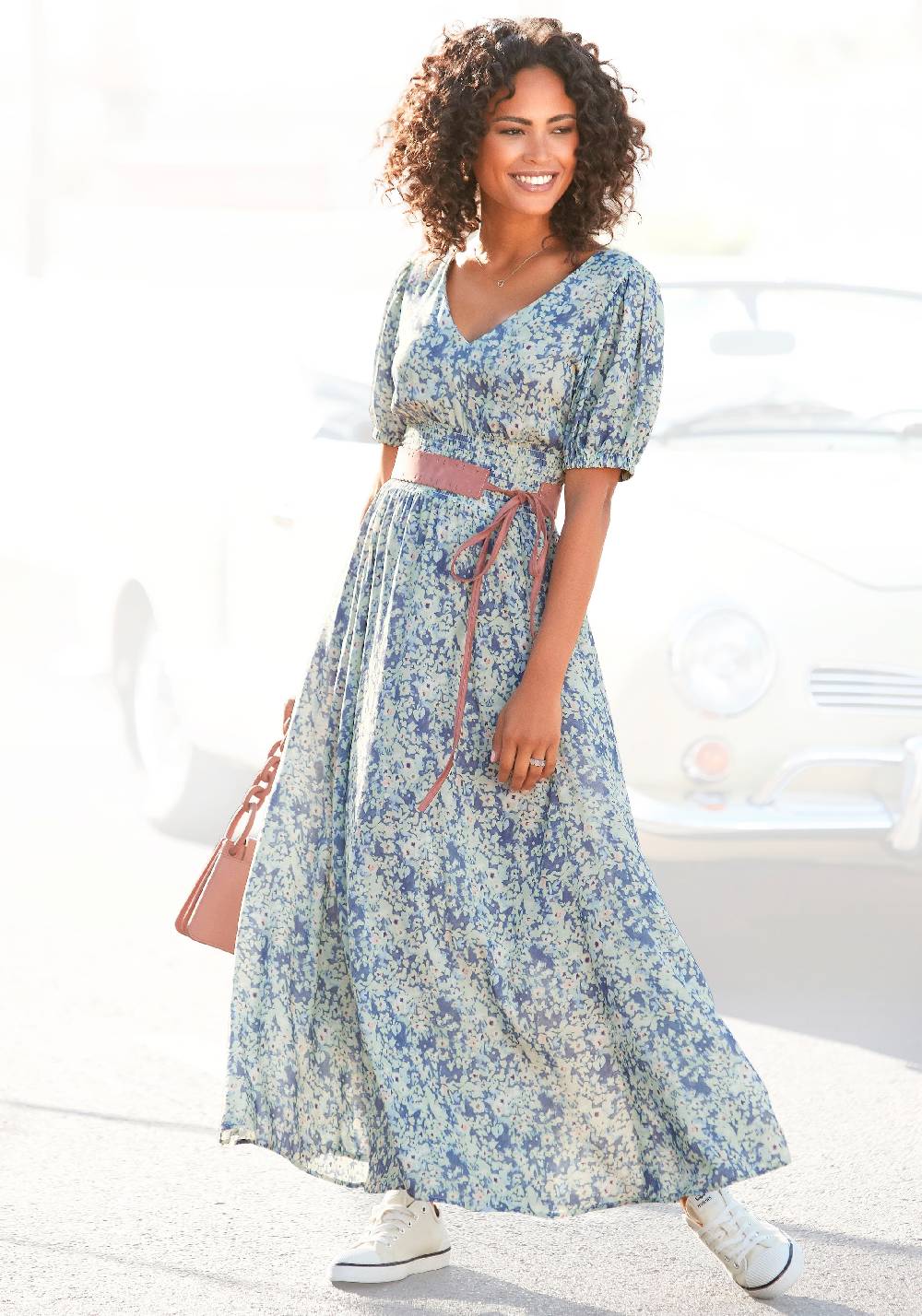 BUFFALO Dress in Dusty Blue im Angebot