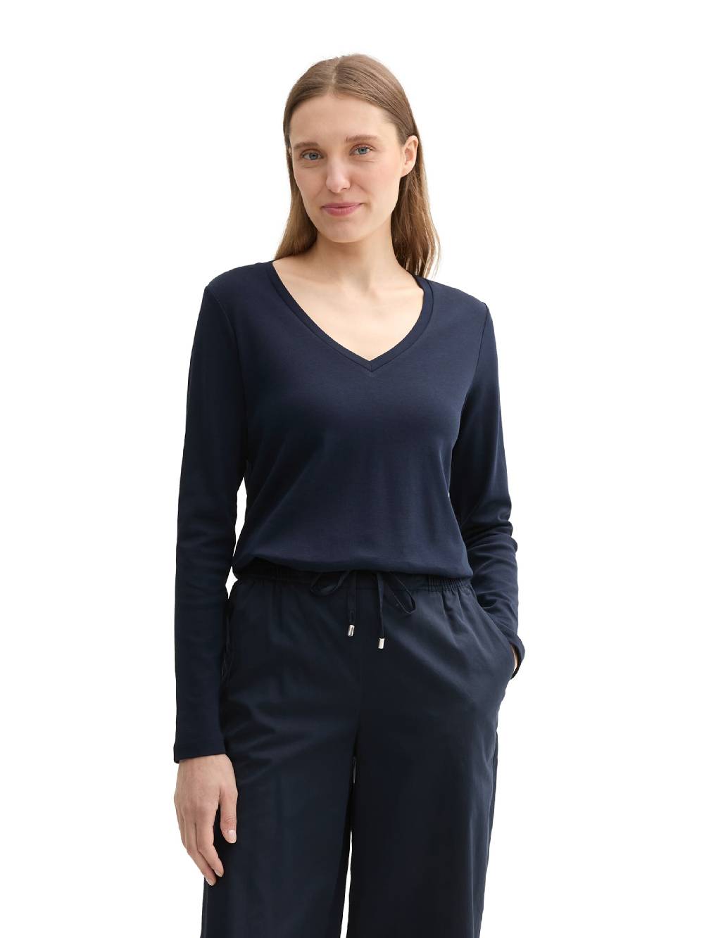TOM TAILOR Shirt in Marine Blue Großer Ausverkauf
