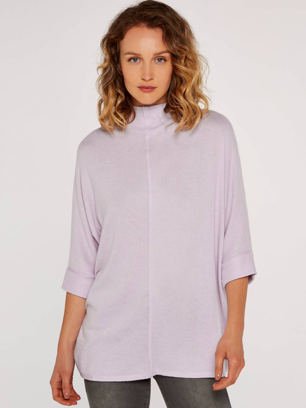 Apricot Shirt in Purple Saisonschlussverkauf