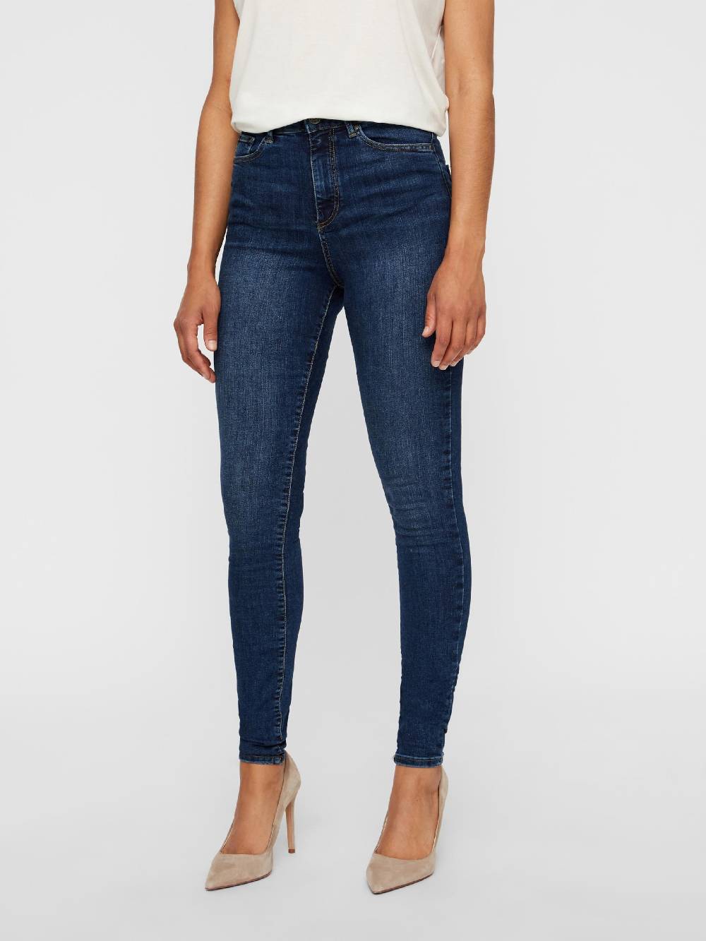 VERO MODA Skinny Jeans 'VMSophia' in Dark Blue Jubiläumsangebot
