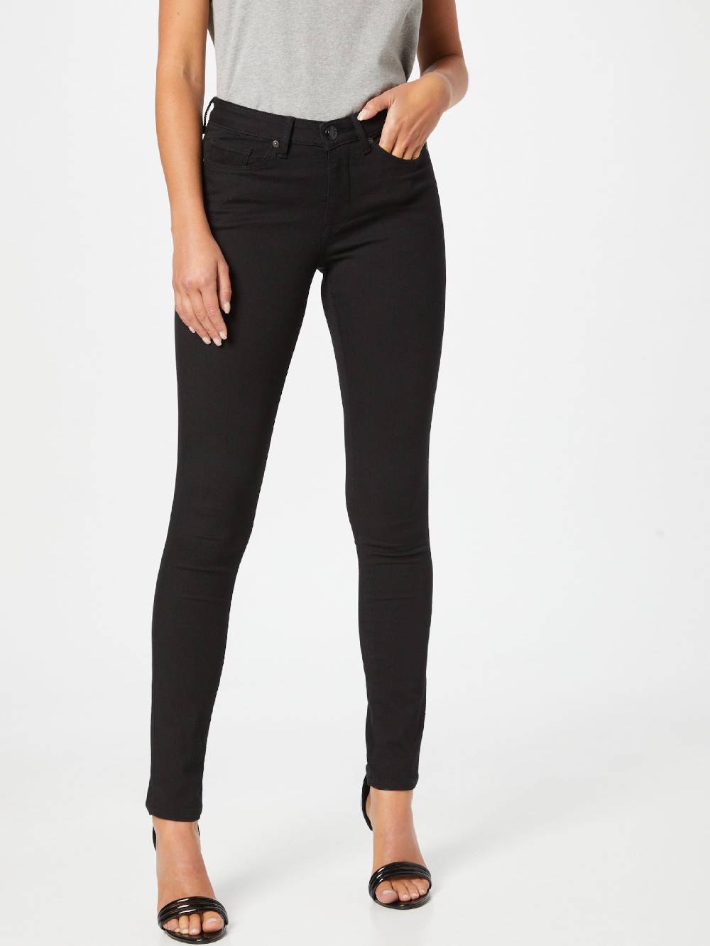 OPUS Skinny Jeans 'Elma' in Black Denim Top Angebot