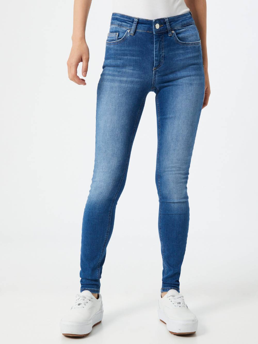 ONLY Skinny Jeans in Blue Denim Zeitlich begrenztes Angebot
