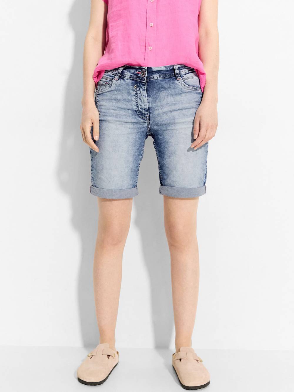 CECIL Loose fit Jeans 'Scarlett' in Blue Denim Exklusive Angebote