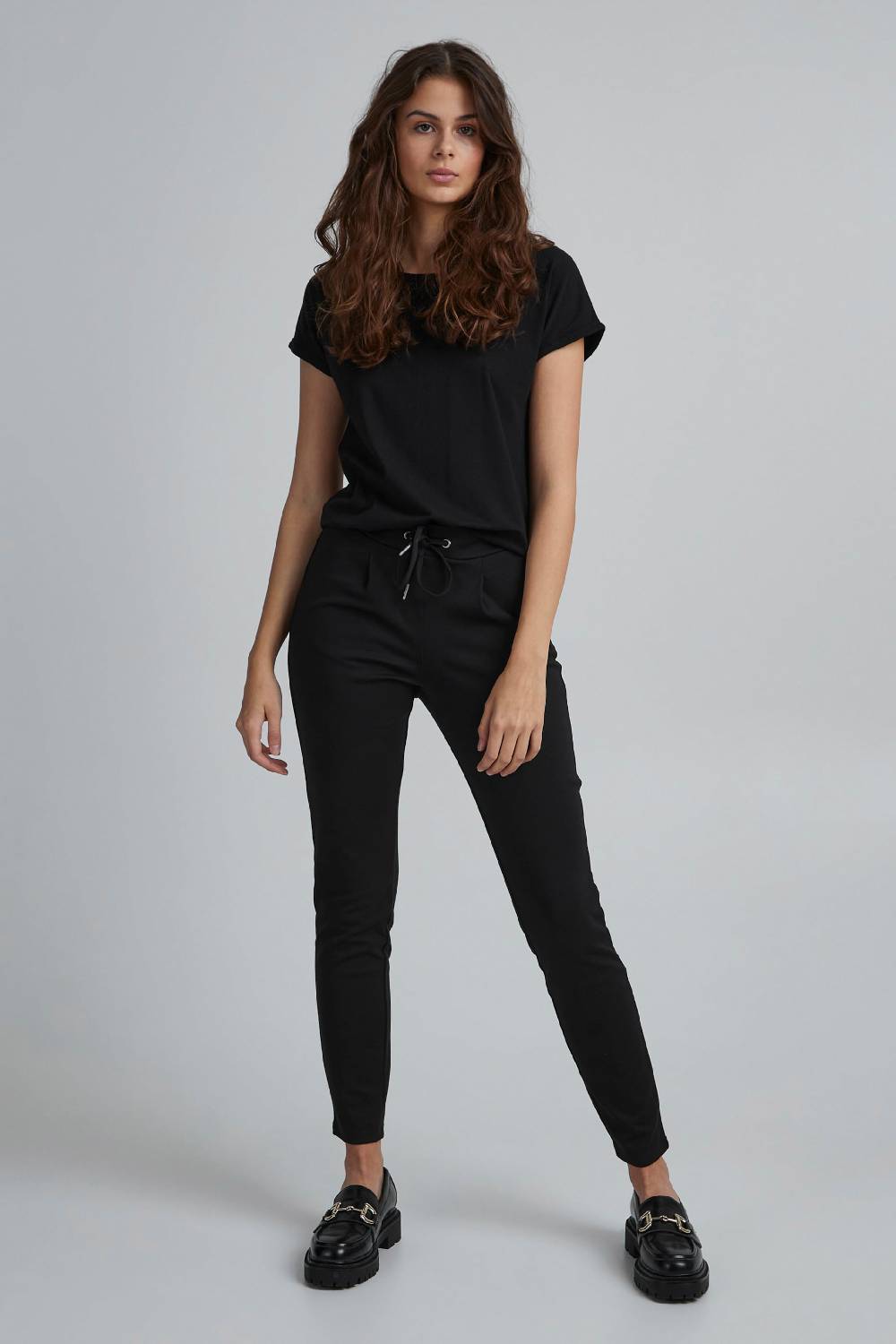 b.young Slim fit Pants 'Rizetta' in Black Black Friday Preise