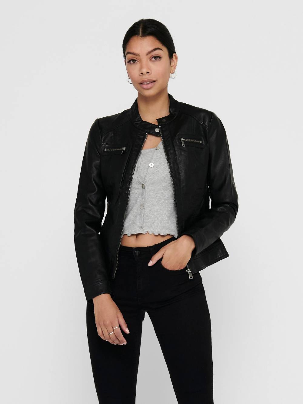 ONLY Between-Season Jacket 'Bandit' in Black Outlet