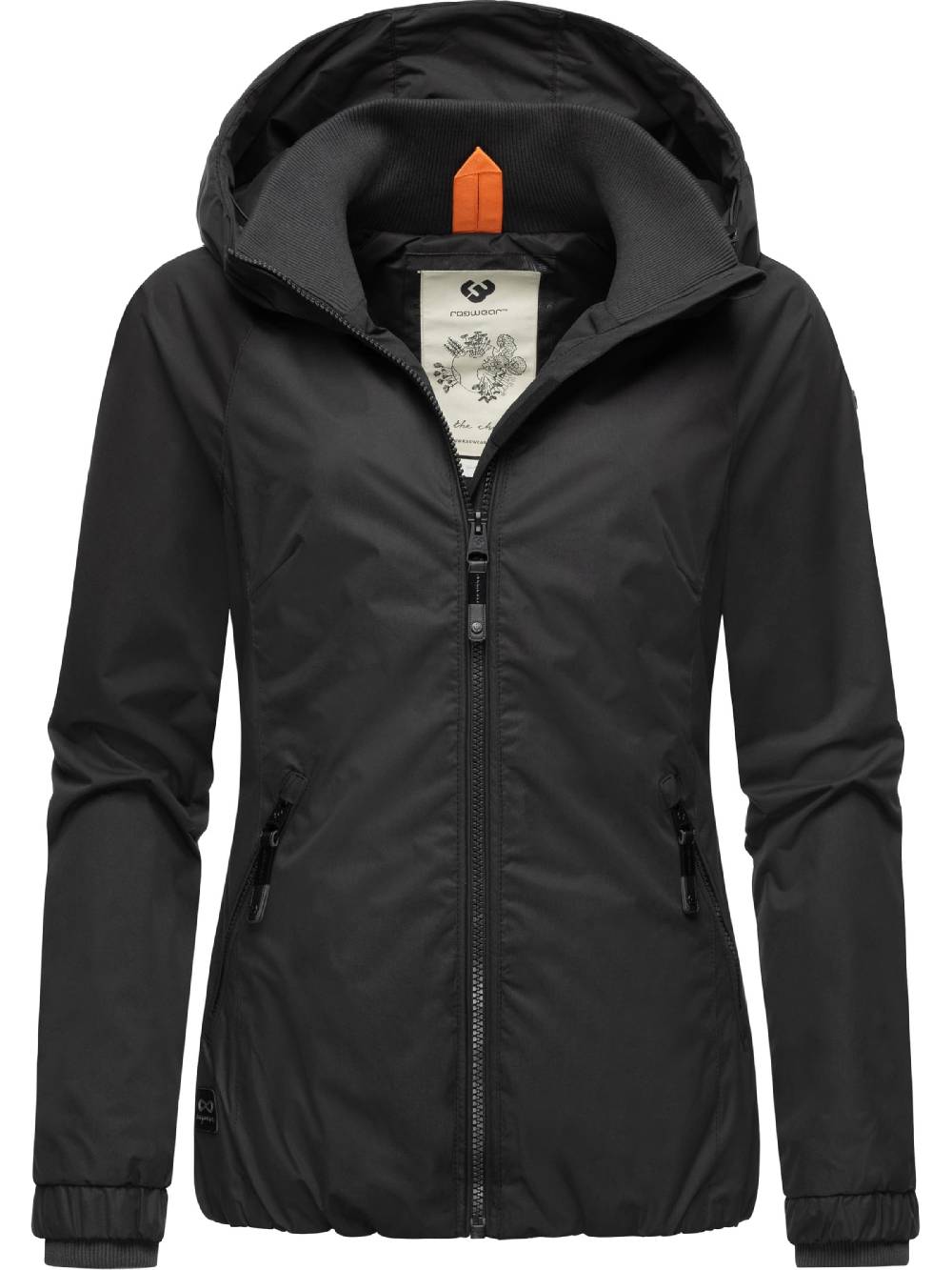 Ragwear Performance Jacket 'Dizzie' in Black Günstig kaufen