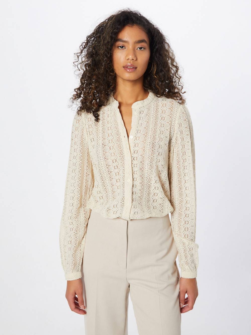 VILA Blouse 'VIChikka' in Cream Große Rabatte