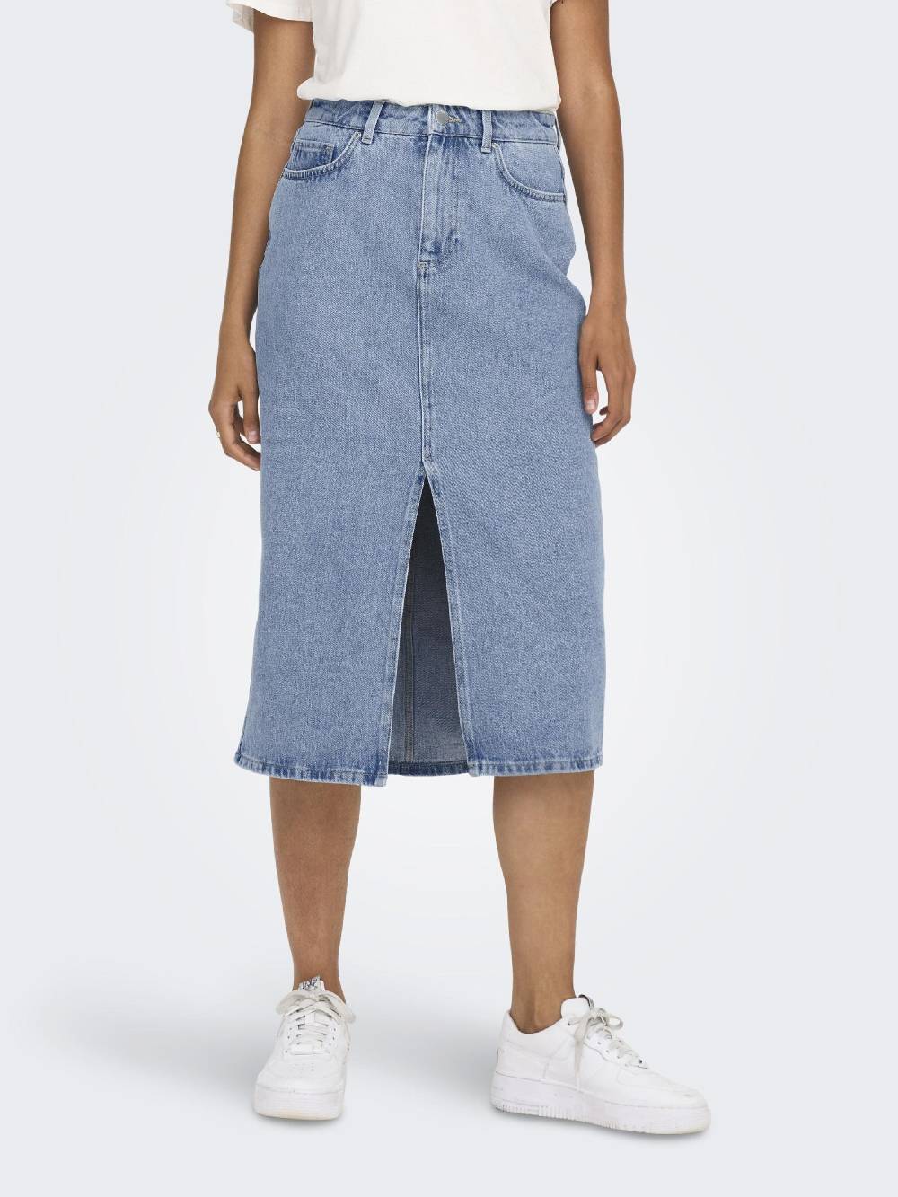 ONLY Skirt 'ONLBianca' in Blue Denim Bis zu 65% Rabatt