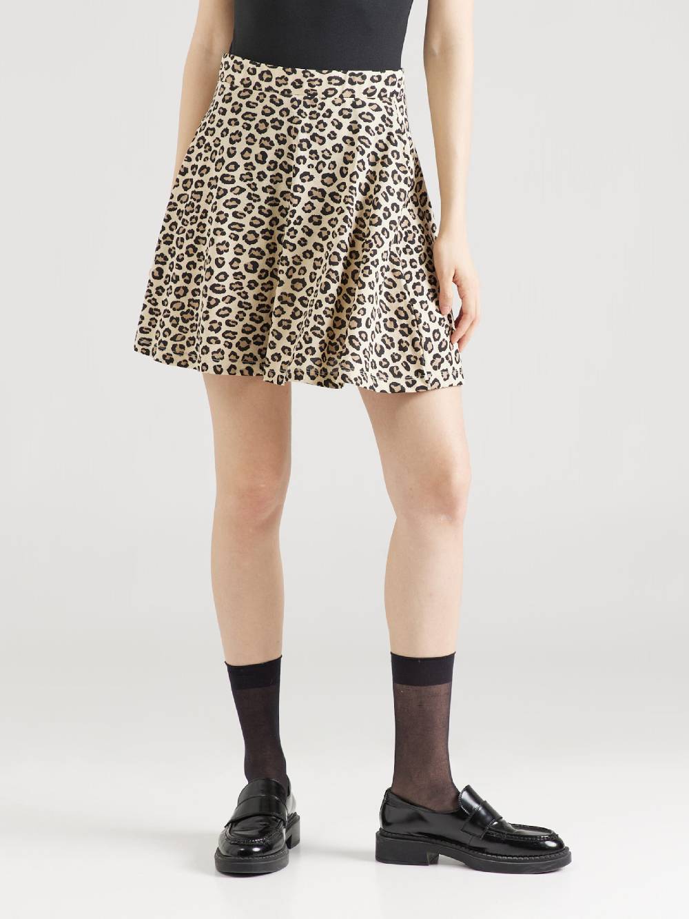 ONLY Skirt 'MAY' in Beige, Black Begrenzt auf 3 Tage