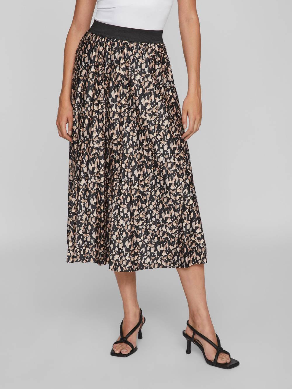 VILA Skirt 'NITBAN' in Black Black Friday Preise