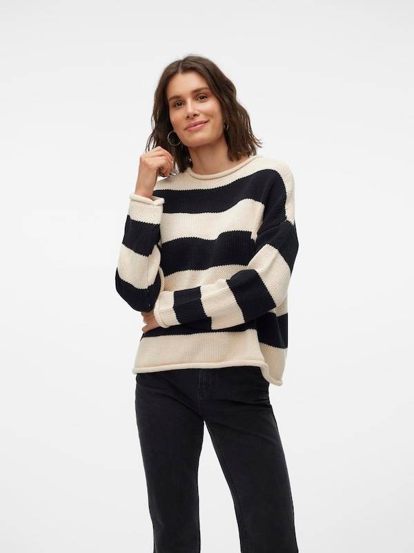 VERO MODA Sweater 'VMLEONORA' in Light Beige Limitierter Zeitrabatt