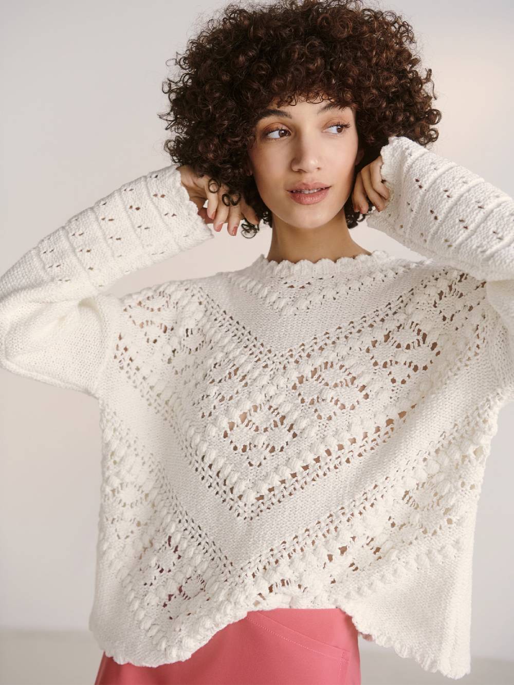 Guido Maria Kretschmer Women Sweater in Light Beige Fabrik Onlineshop