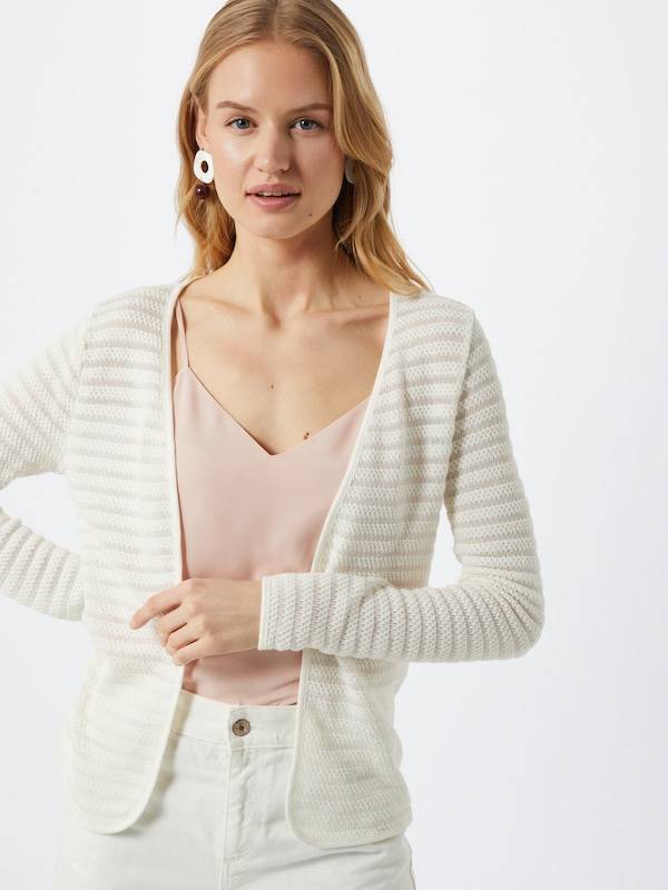 ONLY Knit Cardigan 'ONLCrystal' in White Online Shopping