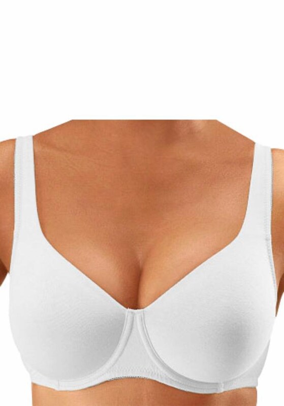 PETITE FLEUR T-shirt Minimizer in Black, White Tägliche Deals