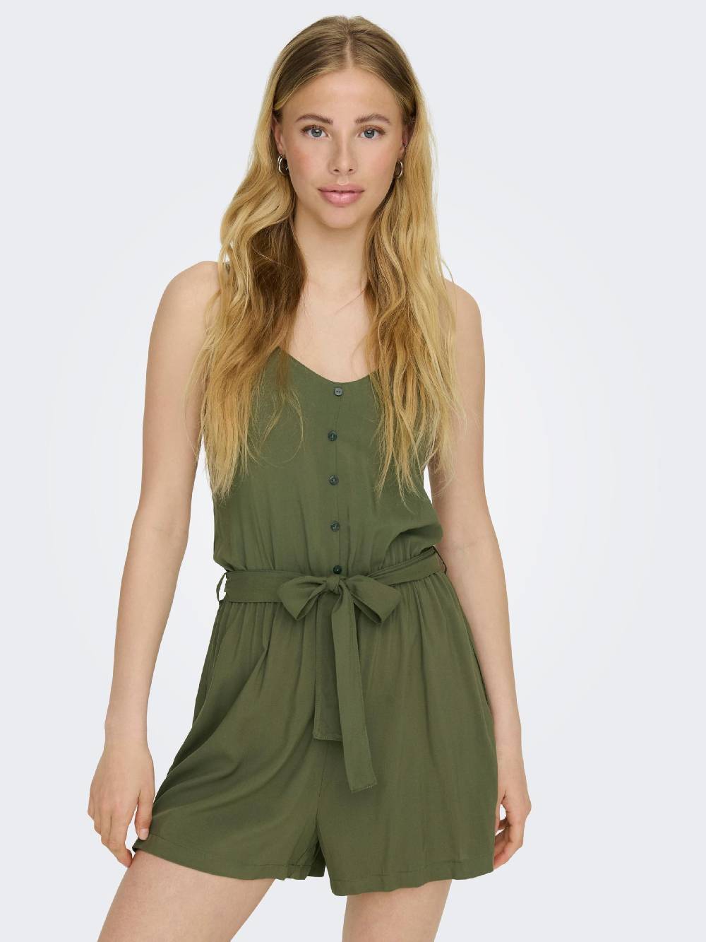 ONLY Jumpsuit 'NOVA' in Olive 50% Rabatt für begrenzte Zeit