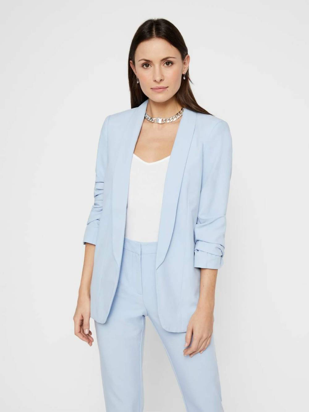 PIECES Blazer 'Bosella' in Blue Heißer Verkauf