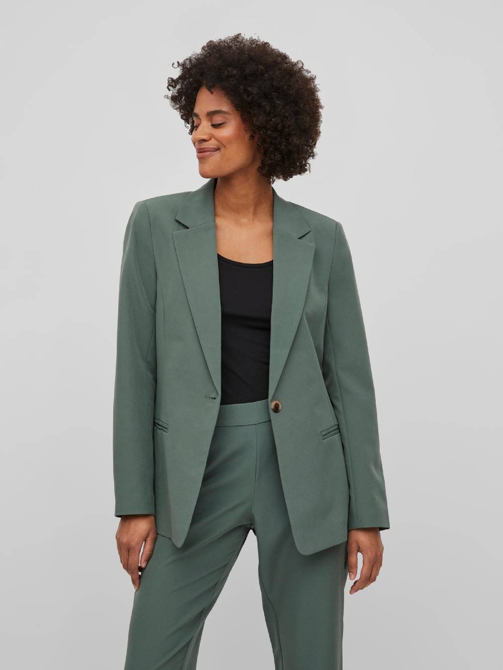 VILA Blazer 'LOWNY' in Jade Exklusive Angebote