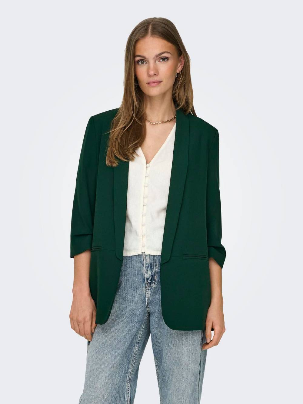 ONLY Blazer 'ELLY' in Dark Green Kauf eins, bekomm eins gratis